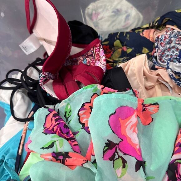 SWIMWEAR MYSTERY BOX Swimsuits Bikinis One Piece Two Piece Cover Ups Bottoms Top - Picture 4 of 7